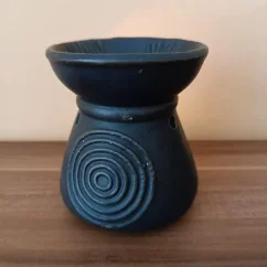 Aromalampa 10 cm černá