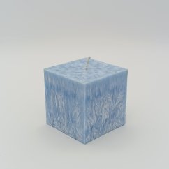 Čakrová kostka-svíčka 5. čakra