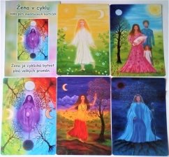 Žena v cyklu - sada harmonizačních obrázků 10 x 15 cm