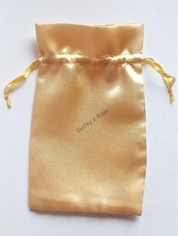 Dárkový saténový pytlík - Barva: Stříbrná