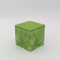 Čakrová kostka-svíčka 4. čakra