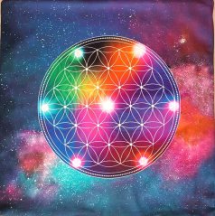 Povlak na polštář s motivem Květ života