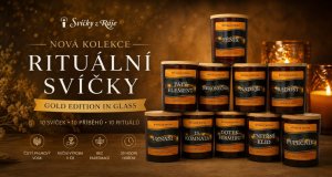 Rituální svíčky ve skle Gold Edition in Glass - NOVINKA!