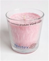 Vonná svíčka ve skle růže