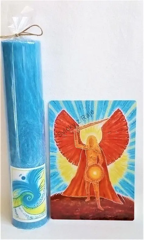 Svíčka A.Michael vysoká + obrázek