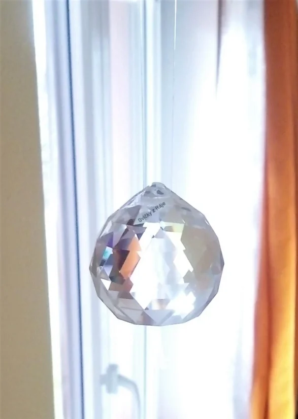 Křišťálová kapka 3 cm