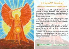 Archanděl Michael - harmonizační obrázek