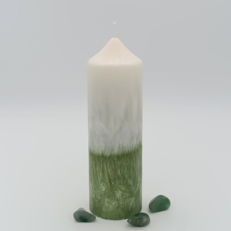 Svíčka Zelený chalcedon