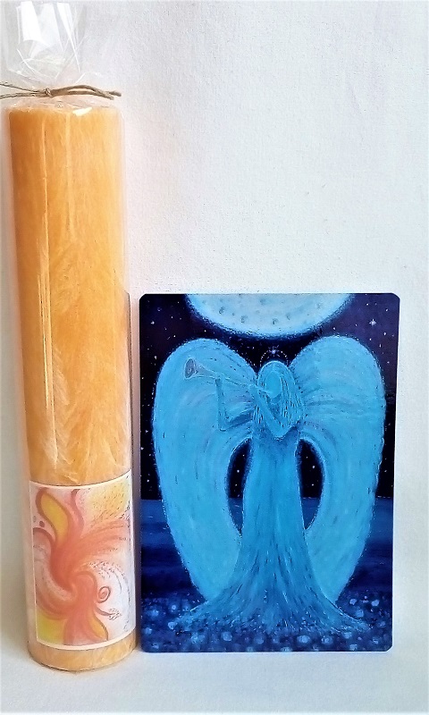 Svíčka A.Gabriel vysoká + obrázek