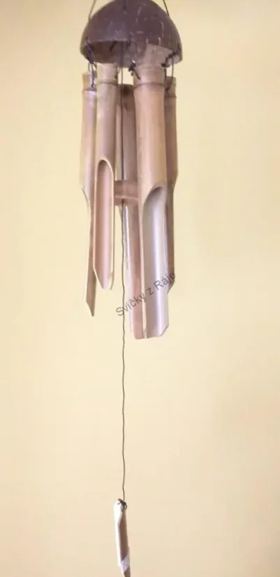 Bambusová zvonkohra Natural 30 cm