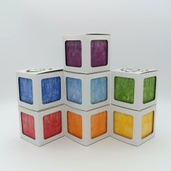 Čakrové kostky sada 7 svíček