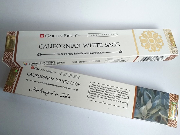 Vonné tyčinky Garden Fresh Californian WHITE SAGE (Bílá šalvěj)