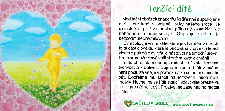 Tančící dítě - harmonizační obrázek Tančící dítě - harmonizační obrázek
