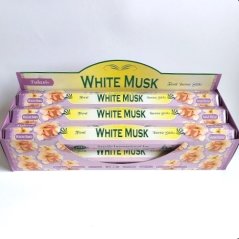 Tulasi White musk indické vonné tyčinky