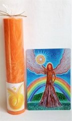 Svíčka A.Uriel vysoká + obrázek