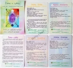 Žena v cyklu - sada harmonizačních obrázků 9 x 6,5 cm