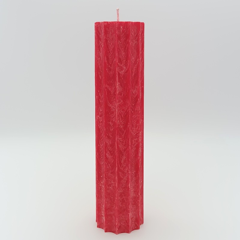 Svíčka červená vysoká 1. čakra