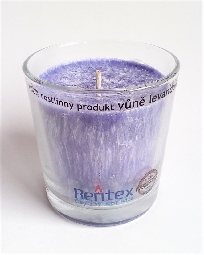 Vonná svíčka ve skle levandule