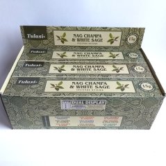 Vonné tyčinky Nag Champa & WHITE SAGE (Bílá šalvěj)
