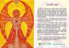 Anděl síly - harmonizační obrázek