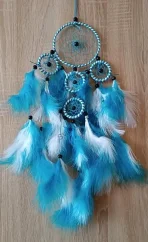 Lapač snů 11 cm modrý