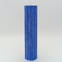 Svíčka tmavě modrá vysoká 6. čakra
