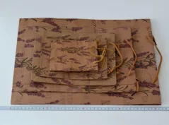 Papírová taška s potiskem Levandule