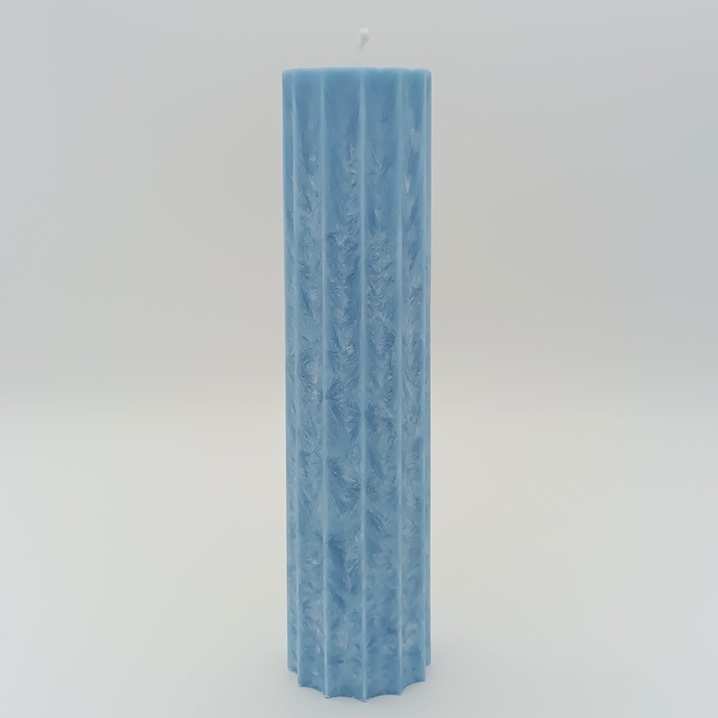 Svíčka světle modrá vysoká 5. čakra