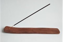 Stojánek na vonné tyčinky - lyže - hladká