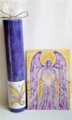 Svíčka A.Metatron vysoká + obrázek