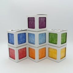 Čakrové kostky sada 7 svíček