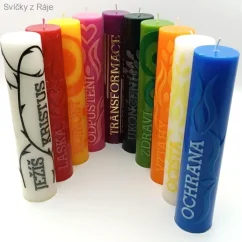 Energetické svíčky vysoké sada