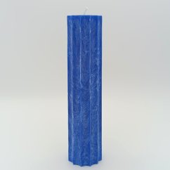 Svíčka tmavě modrá vysoká 6. čakra