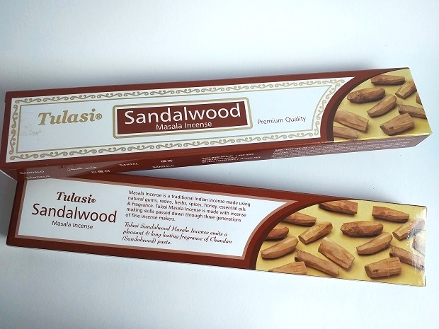 Tulasi indické vonné tyčinky Premium SANDALWOOD (Santalové dřevo)