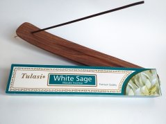 Tulasi indické vonné tyčinky Premium White Sage (Bílá šalvěj)