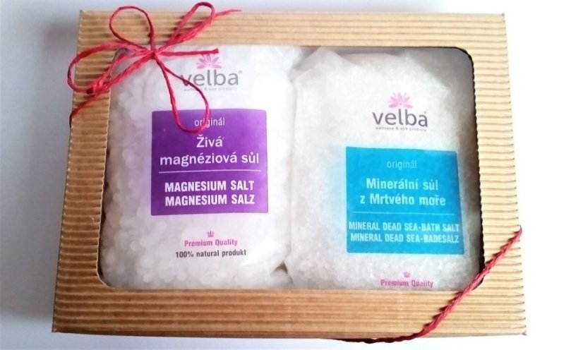 Dárková sada koupelových solí 2 x 500g