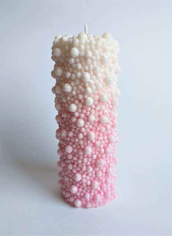 Svíčka diamant bublinky